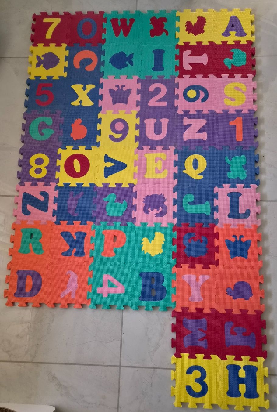 Tapis de jeu: Spielmatte, Buchstaben, Zahlen, Tiere – D'occasion à Bischofszell par -fr-5