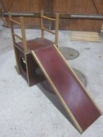 HOLZ Rutschbahn Spielturm Kletterturm Spielgerät wie Pikler