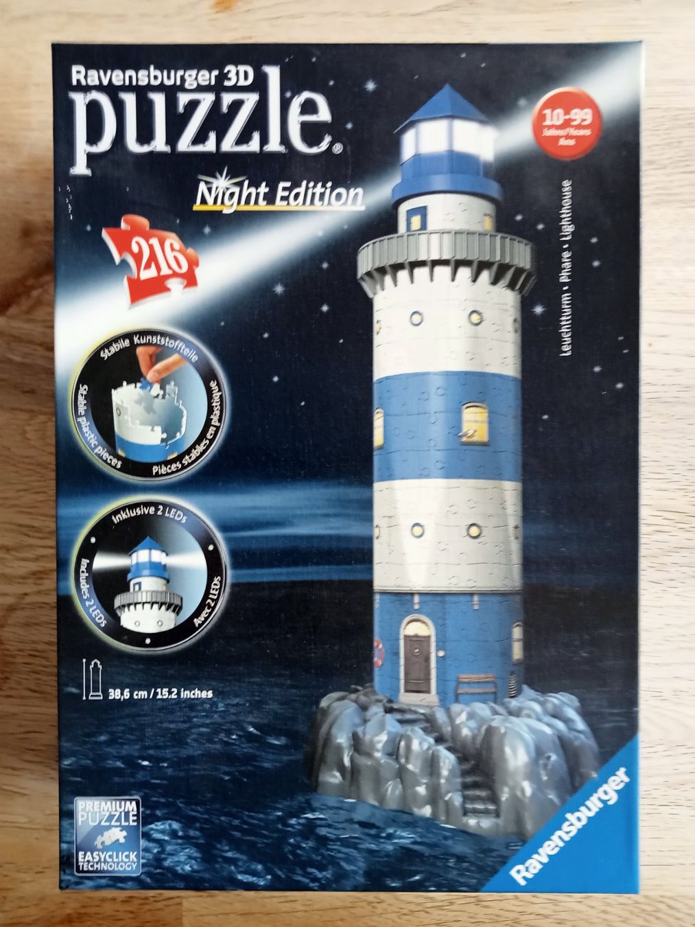 Ravensburger Puzzles: Ravensburger Leuchtturm 3D – Gebraucht aus Oberurnen von simgug