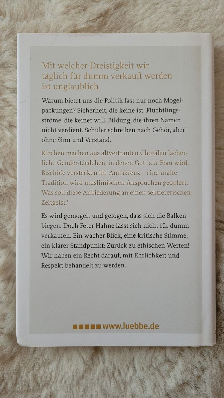 Bücher: Peter Hahne Schluss mit euren ewigen Mogelpackungen – Gebraucht aus Horgenberg von Klatschmohnmaria 1