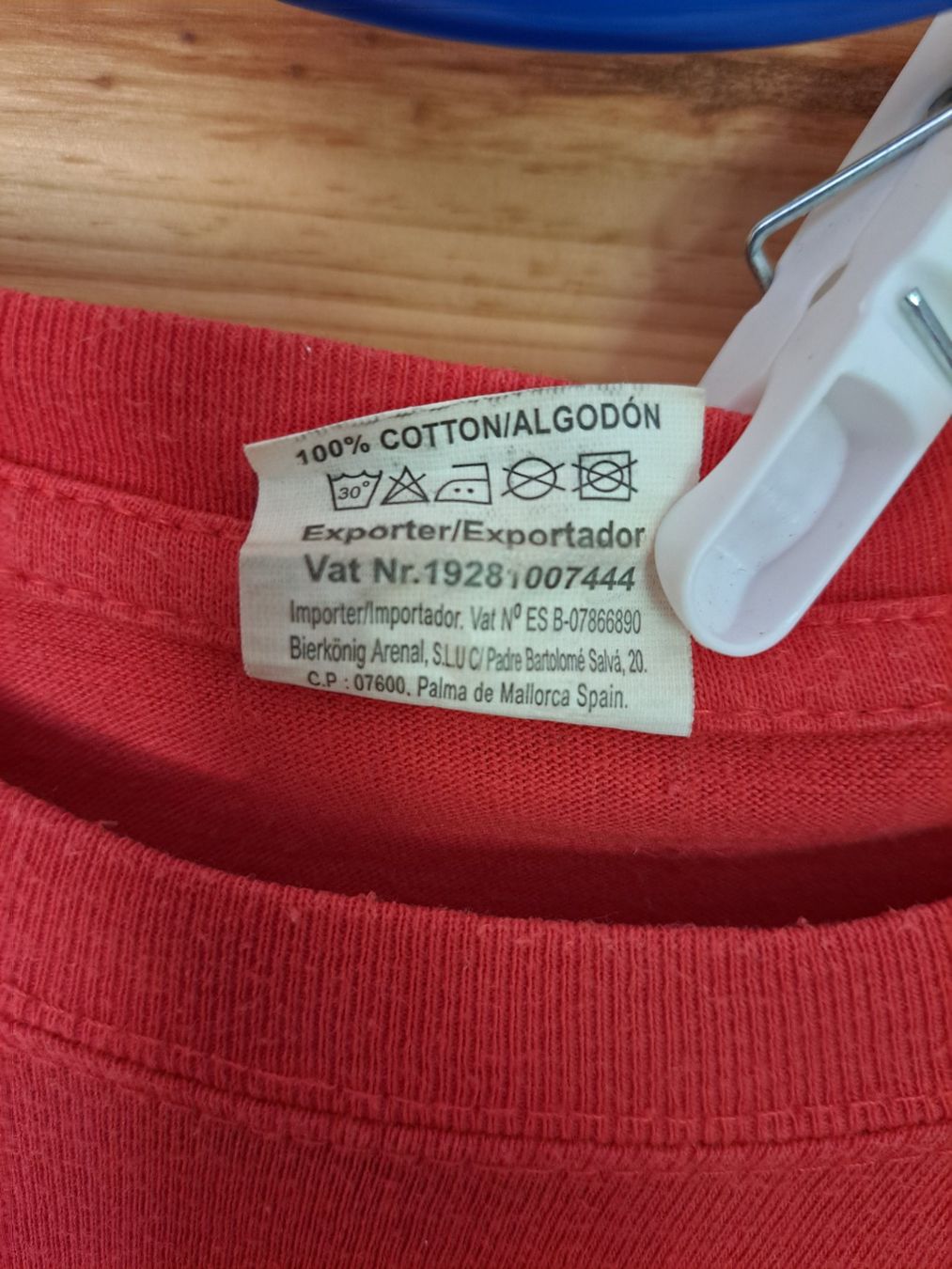 T-shirt: Herren T-Shirt rot, Bierkönig – Usato da Rafz venduto da MuriFinn 3