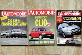 3 numéros L'AUTOMOBILE  4.1983/ 5.1990/ 10.1998