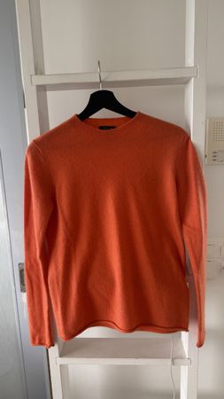 Massimo Dutti 100% Cashmere Sweater, Size S, Orange