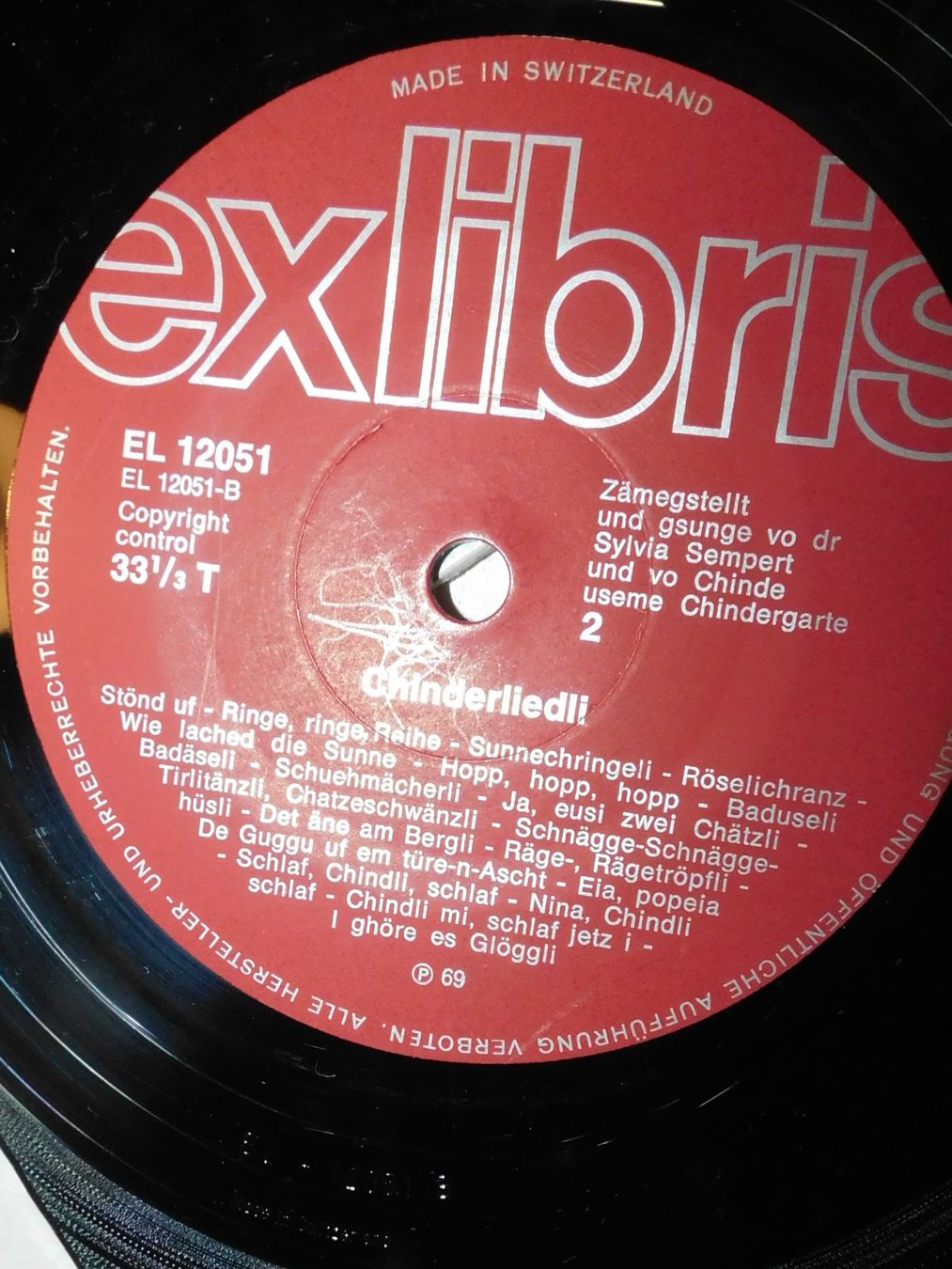 Schallplatten: Lp Schallplatte 4 Märlli Platten d Schlieremer Chind singed – Gebraucht aus Sursee von 76 1