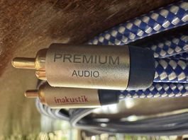 Inakustik Premium Audio Y-Cinchkabel 5 m (1× RCA auf 2× RCA)