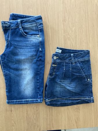 Kurze Jeans Shorts Set, Gr. 38 Top Zustand!