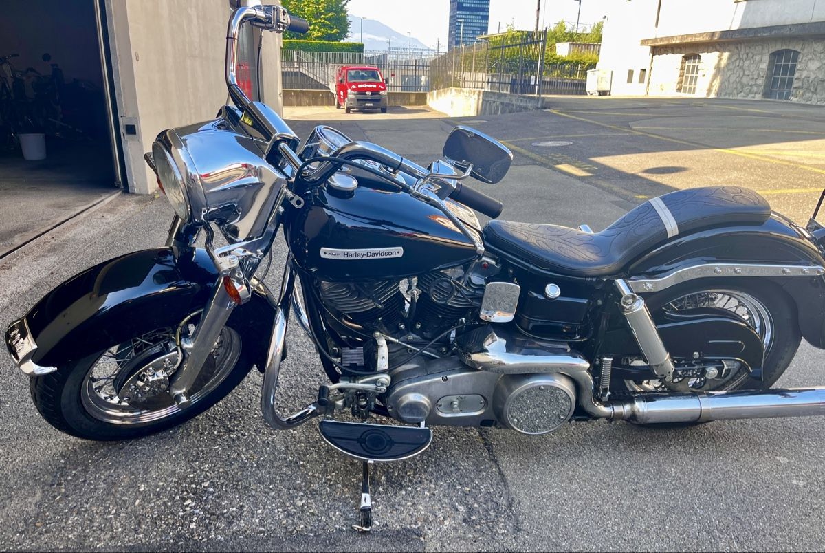 Chopper: Harley-Davidson FLH, 1974, X, Kompl Revidiert – Usato da Zug venduto da sevende
