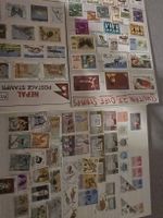 Briefmarken Album, viele verschiedene Motive,