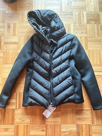Veste en coton à capuche et fermeture éclair,taille L