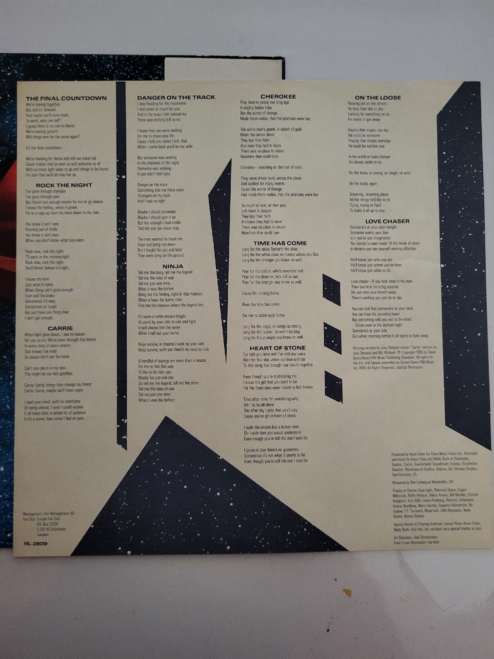 Dischi in vinile: Europe - The Final Countdown Japanese Edition – Usato da Fribourg venduto da Nuno_Dias 5