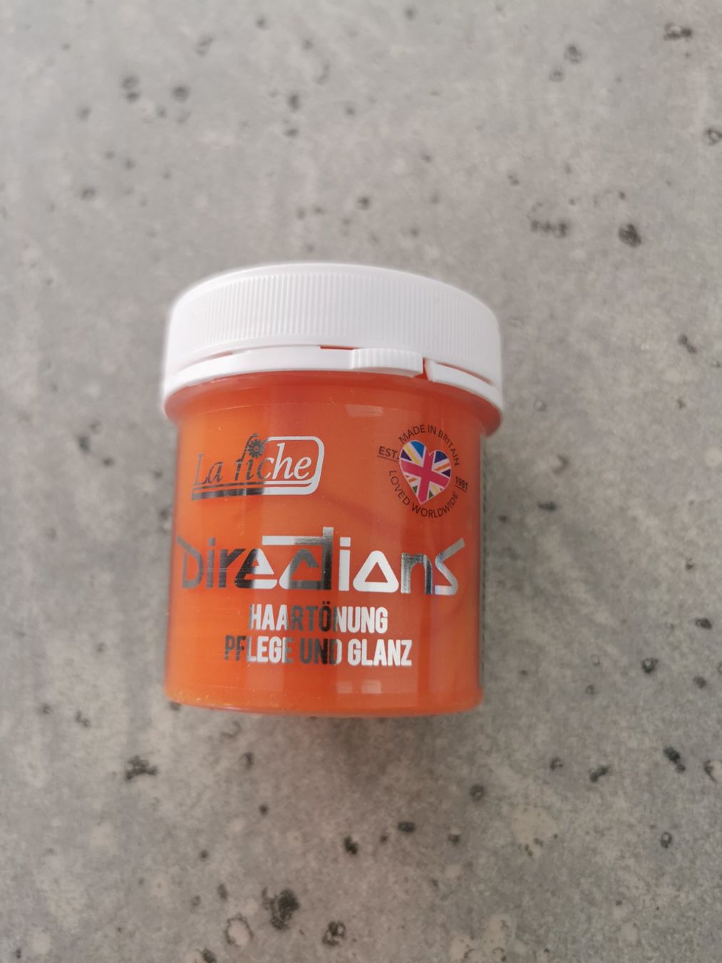 Tinte: Haartönung, Fluorescent orange, Directions – Nuovo e nell'imballaggio originale da Malters venduto da Wahni81 1