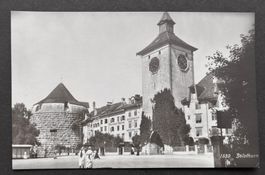 Solothurn Geschäfte, Coiffeur Rest. Bieltor~1930