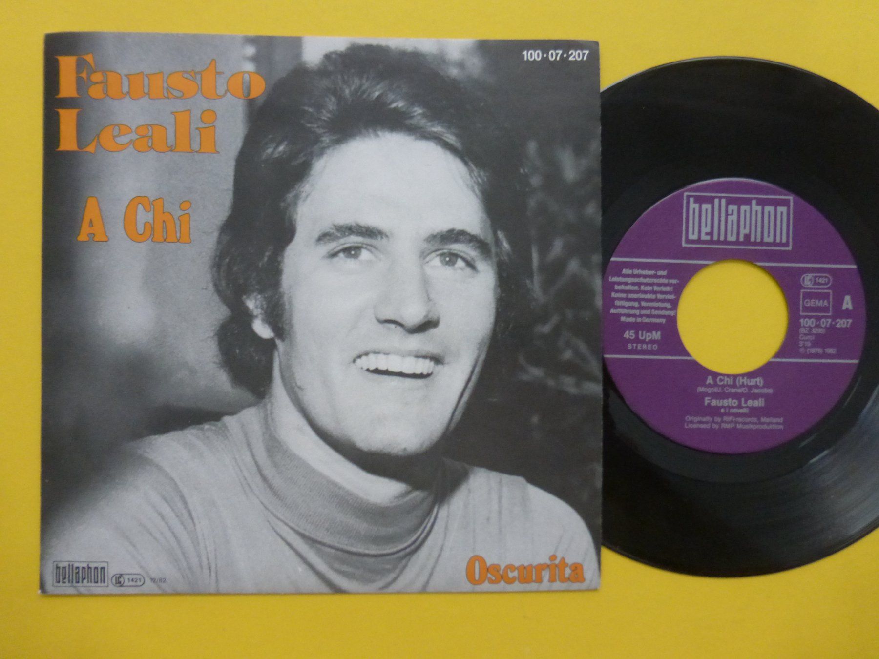 Dischi in vinile: Fausto Leali – A Chi – Usato da Zürich venduto da Swiss57
