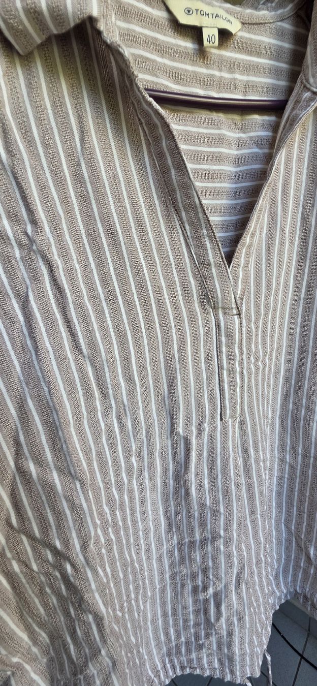 Tom Tailor Camicette: Chemise Tom Tailor Taille 40 Beige – Usato da Yverdon-les-Bains venduto da van_dq65 3