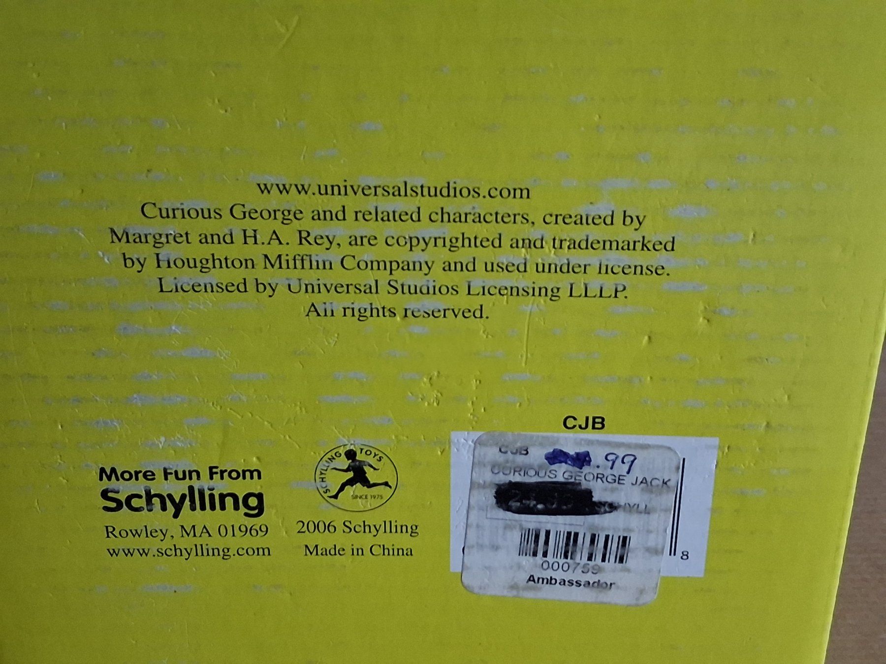Giocattoli: Curious George.Musik Jack in Box. Neuwertig – Nuovo (secondo la descrizione) da Hagendorn venduto da siwasi3 5