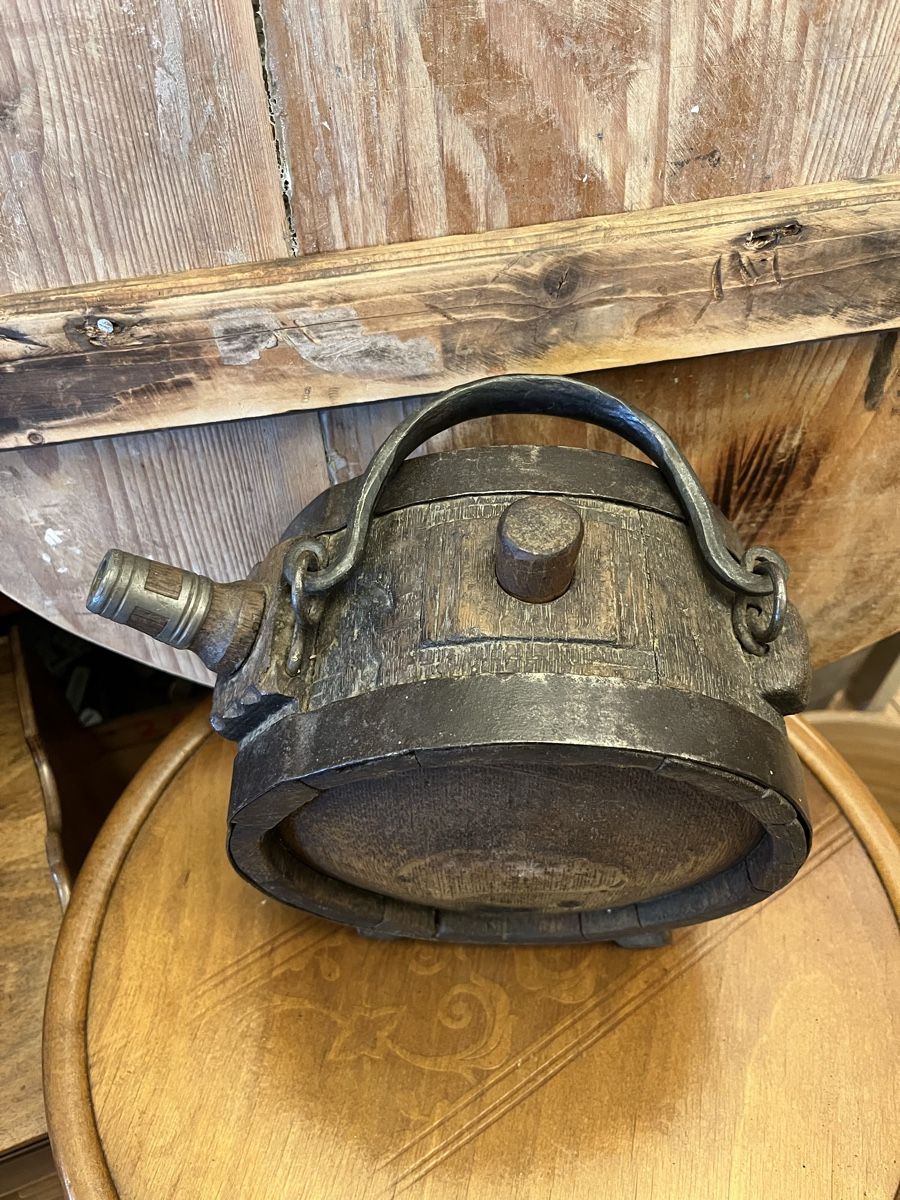 Bottiglie: Alte Fuhrmann Flasche um 1850 Eichenholz – Usato da St. Gallen venduto da katercarlos 1