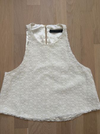 Sonmer Top Zara Gr. XS Strick Blumen