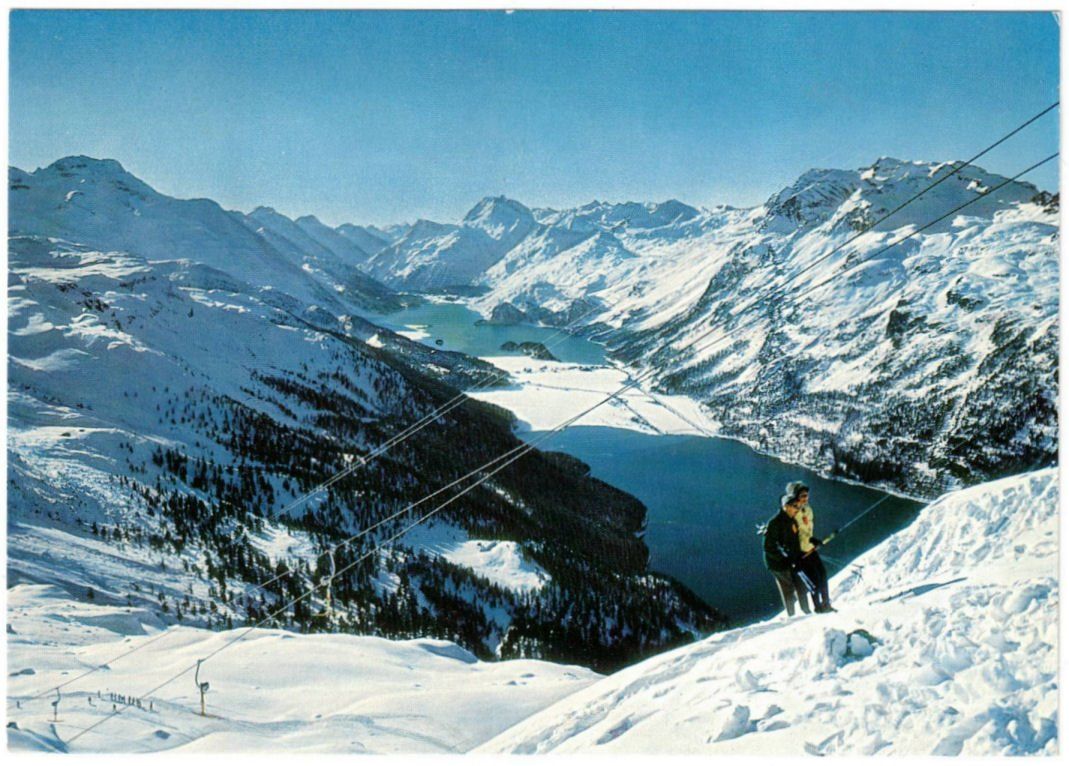 Cartoline postali: Silvaplana - Skilift Giand'alva – Usato da Binningen venduto da Mountainrider