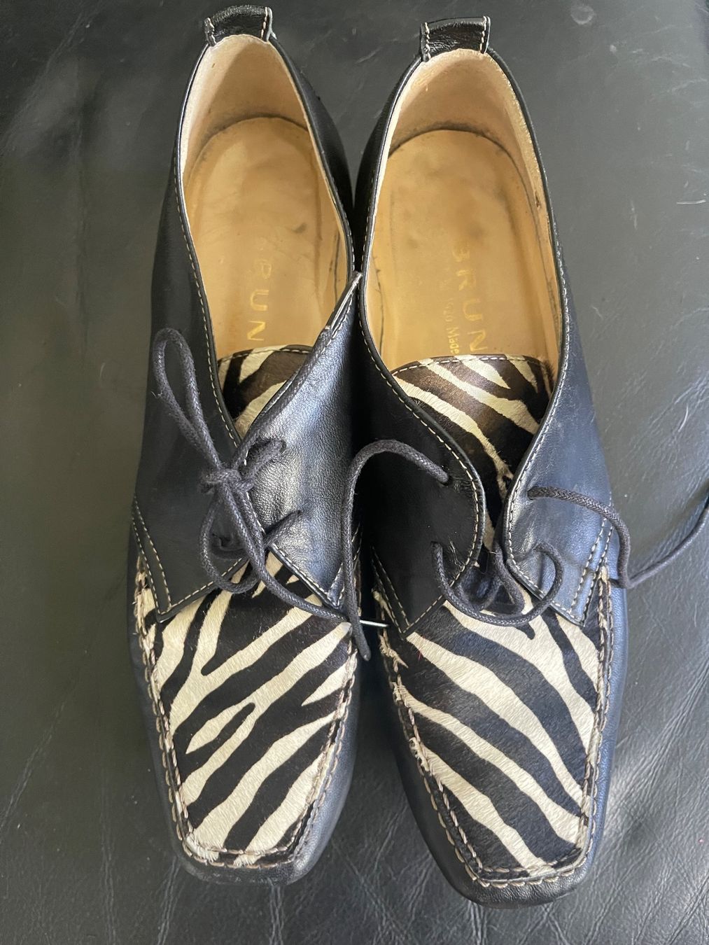 Chaussures femmes: Brunate leder Schuhe – D'occasion à Hinterkappelen par simona67 1