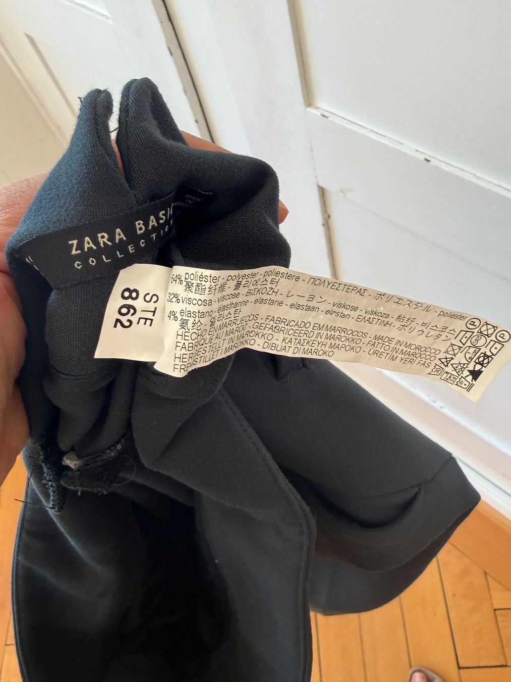Zara Pantaloni: Elegante Zara Basic Stoffhose , dunkles Petrol, Gr. L – Usato da Neukirch an der Thur venduto da bee88 5