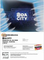 2x ZOA CITY Boris Brejcha VIP Ticket