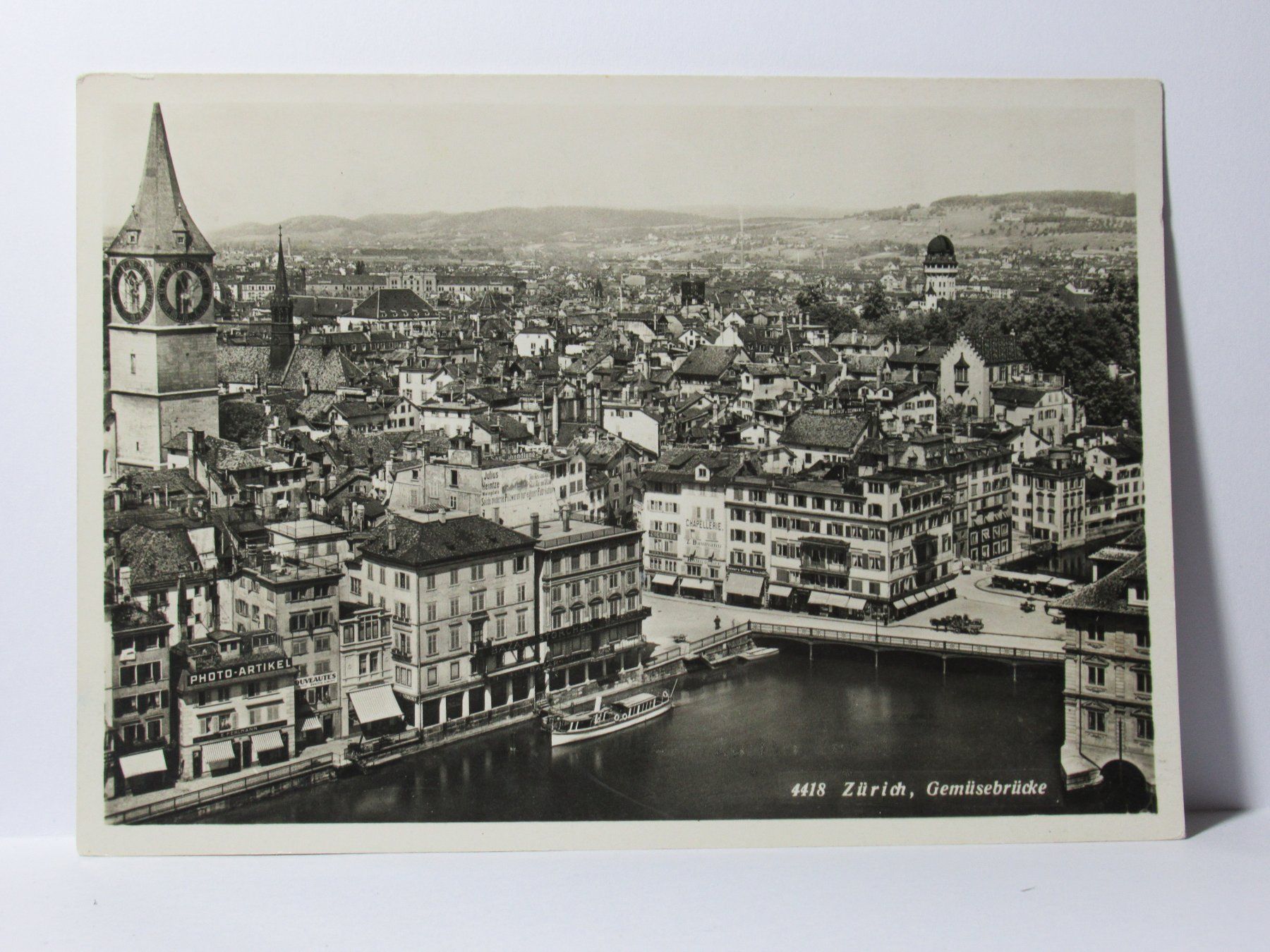 Ansichtskarten: Zürich , Gemüsebrücke , Boot – Neu (gemäss Beschreibung) aus Grenchen von Bluemchen1900