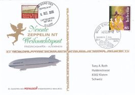 9. Zeppelin NT Weihnachtspost in die Schweiz 2006