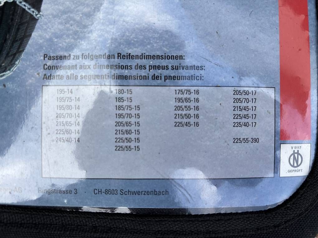 Schneeketten: Unitec Schneeketten Gr 90 9mm – Gebraucht aus Uetendorf von Lagi00 2