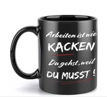 Lustige Kaffeetasse - Motivation für den Büroalltag!