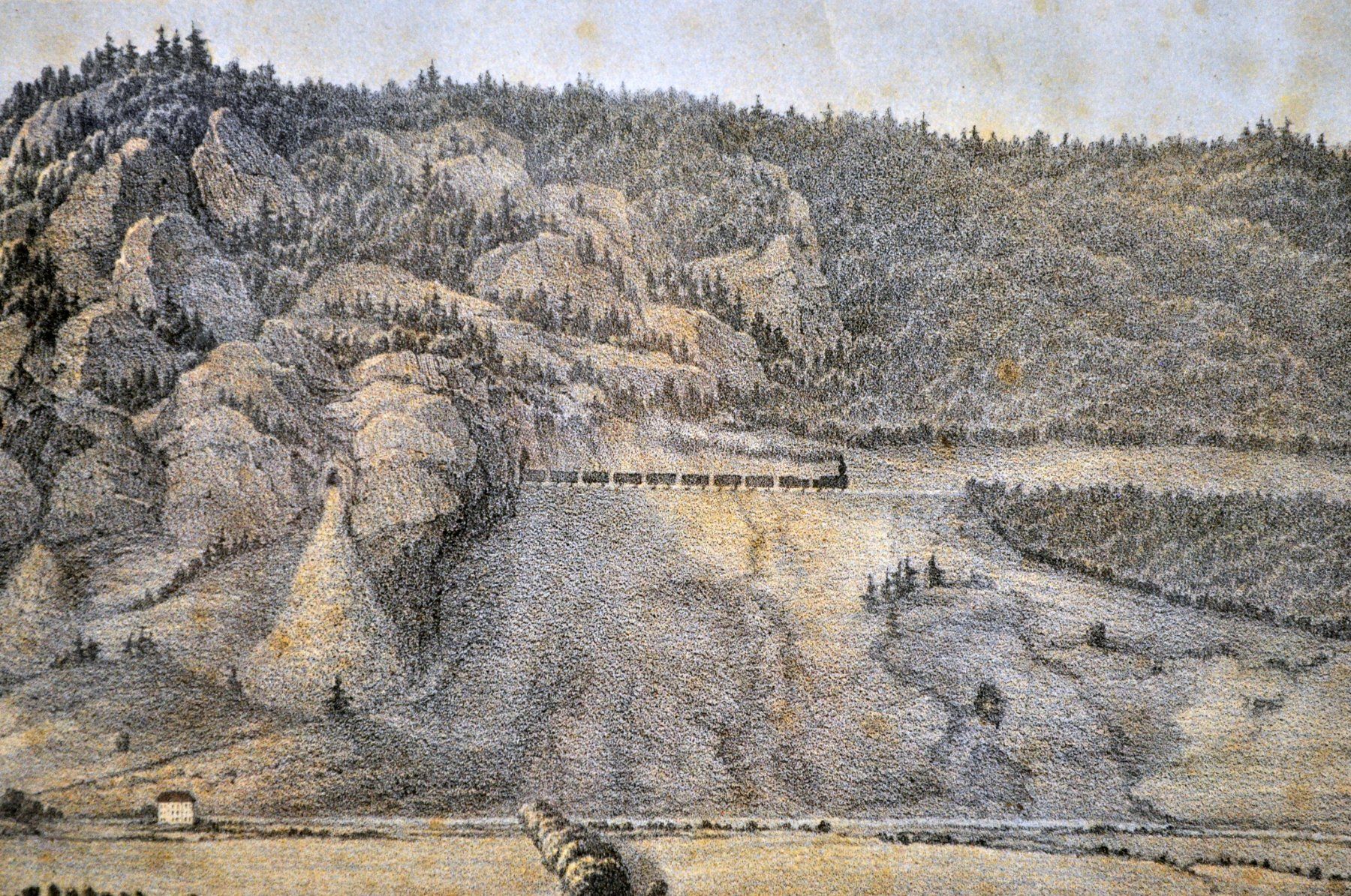 Stiche: Gravure "Fleurier" – Gebraucht aus Neuchâtel von Neuchatel 8