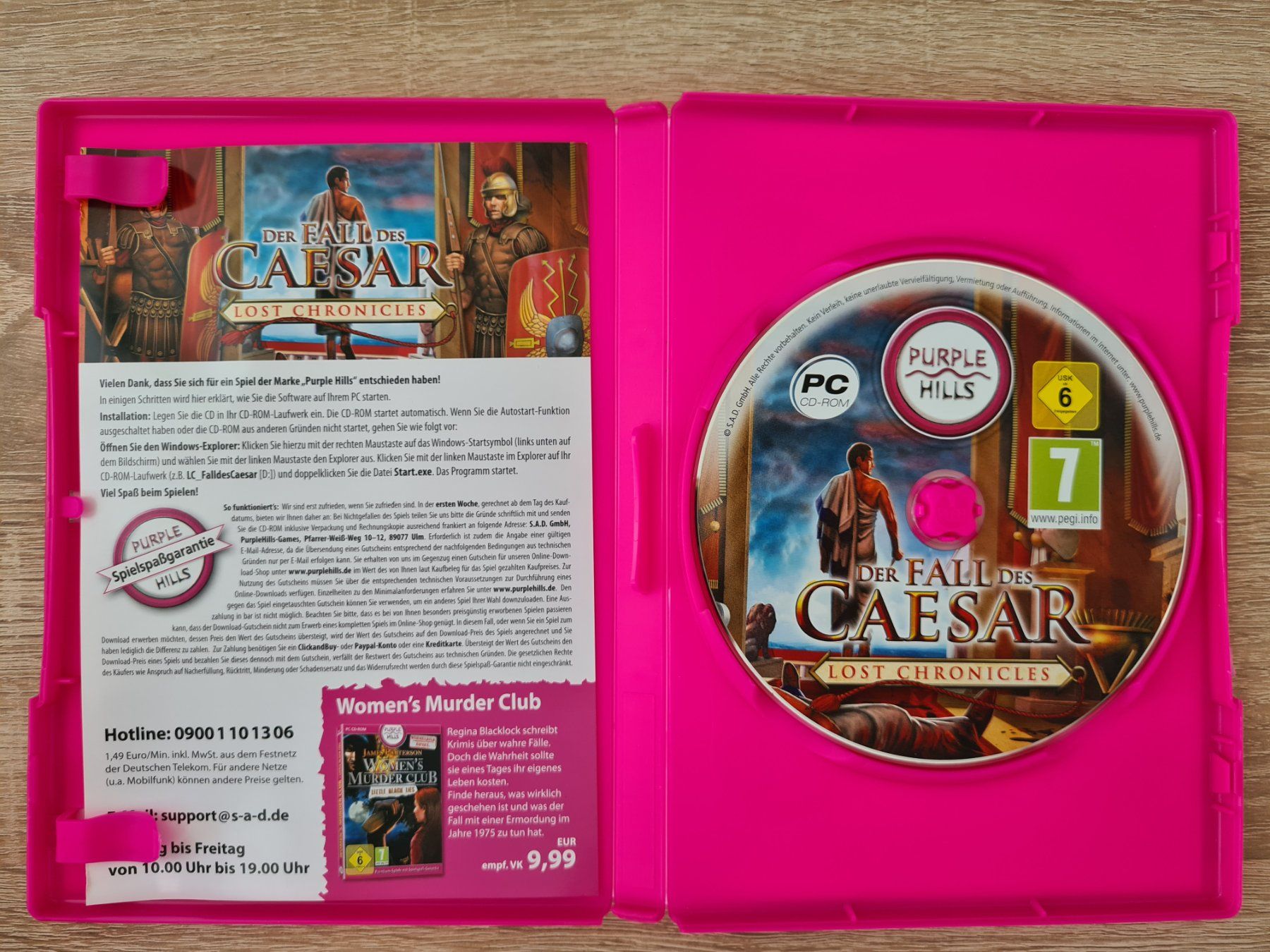 Giochi: Der Fall Des Caesar Lost Chronicles (German Cover) - PC – Usato da Carouge GE venduto da Gasco 2