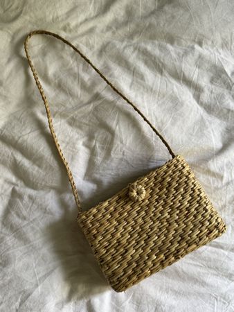 Summer Straw Bag Crossbody Small Woven Beach Purse Handbag