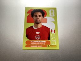 Panini WM 2026 Sticker Tajon Buchanan CAN 17