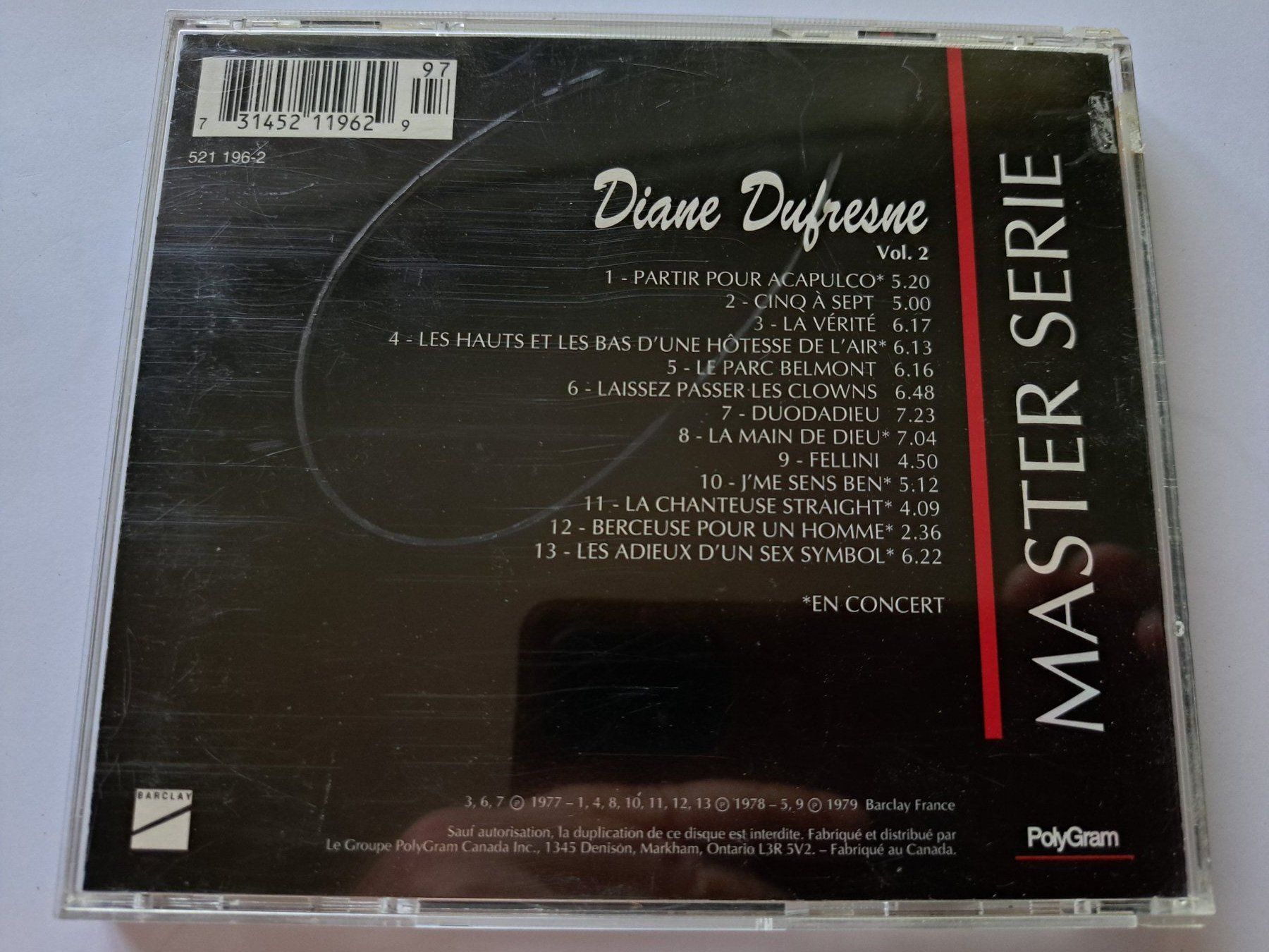 CD: Cd Master série - Diane Dufresne volume 2  – Usato da Pully venduto da bro_n52j 2