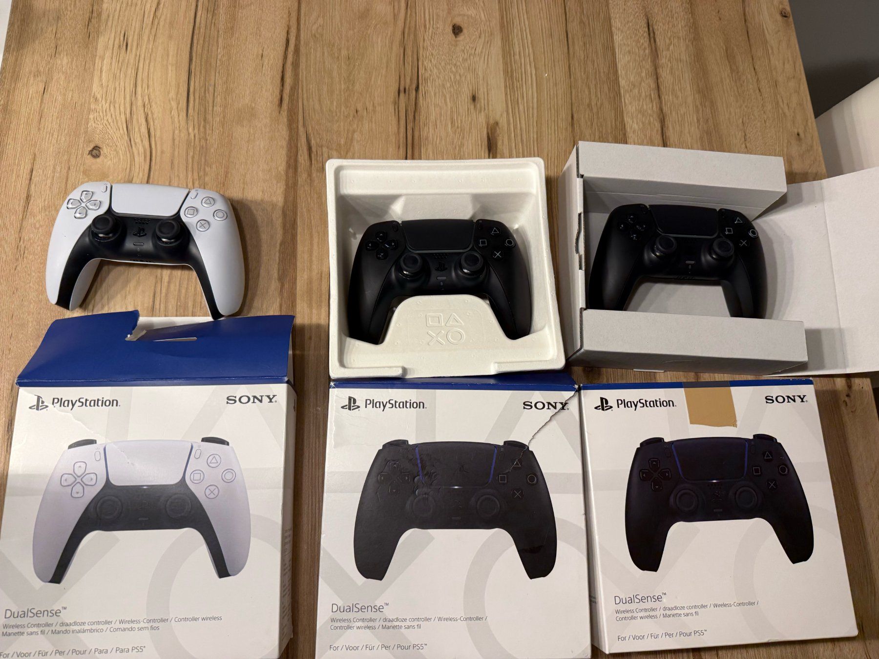 Sony Controller: 3× Sony DualSense PS5 Controller mit Stick-Drift & OVP – Usato da Dübendorf venduto da dav_5vph