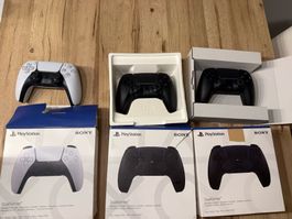 3× Sony DualSense PS5 Controller mit Stick-Drift & OVP