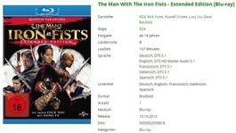 The Man With The Iron Fists [Blu-ray]