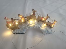 Scène de Noël illuminée LED, accessoires décoratifs