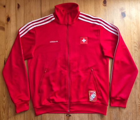 Jacke Schweiz adidas Gr. L Schwizer Nati Fussball Eishockey