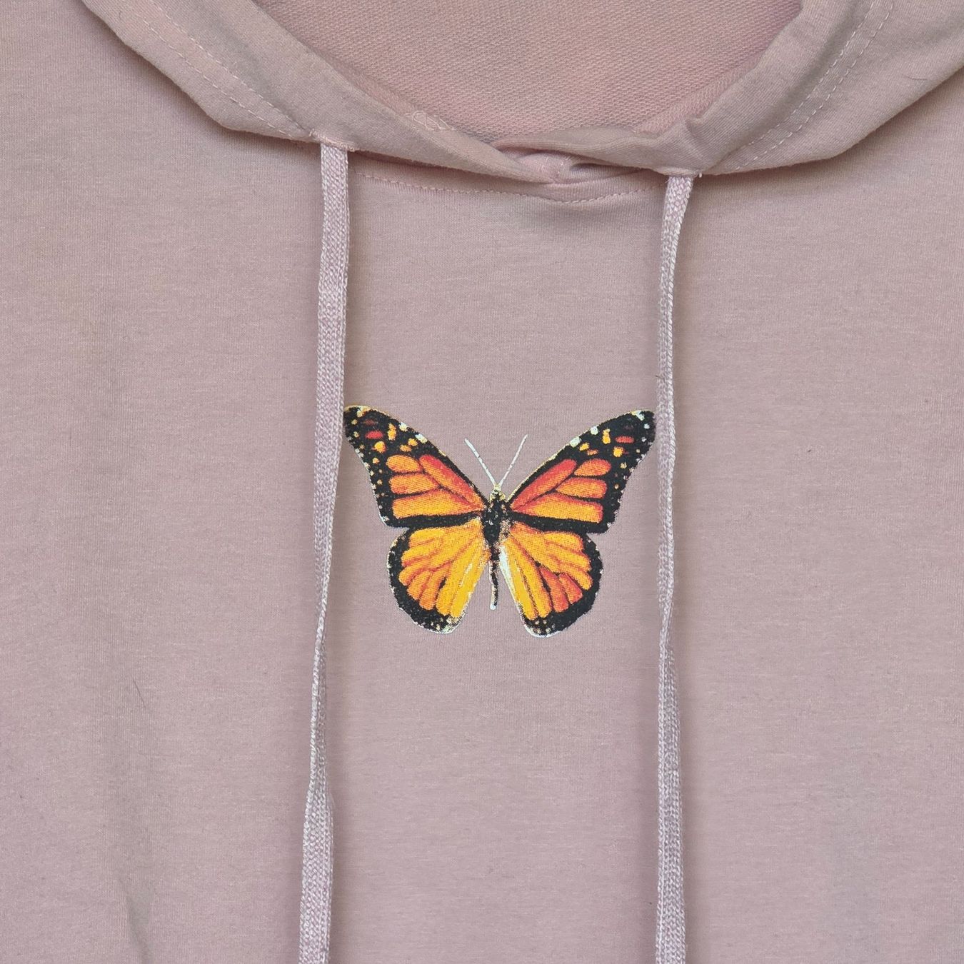 Pullover & Sweatshirts: 🐸 CROP HOODIE KAPUZENPULLOVER SCHMETTERLING S ROSÉ PULLOVER – Gebraucht aus Môtier (Vully) von Frogs 2