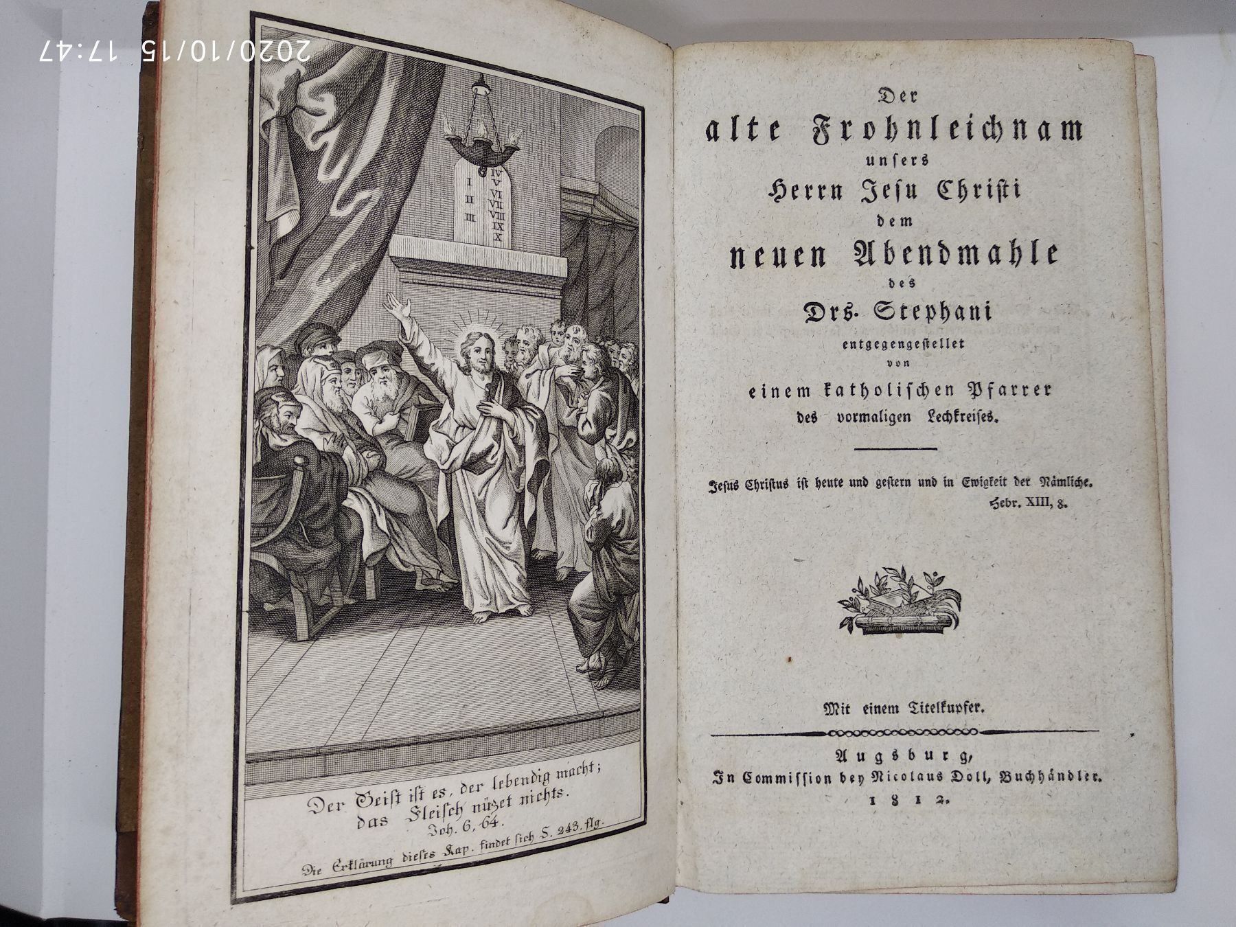 Livres: FROHNLEICHNAM 1812 – D'occasion à Goldach par Gaip