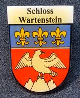 T814 - Pin Wappen Schloss Wartenstein