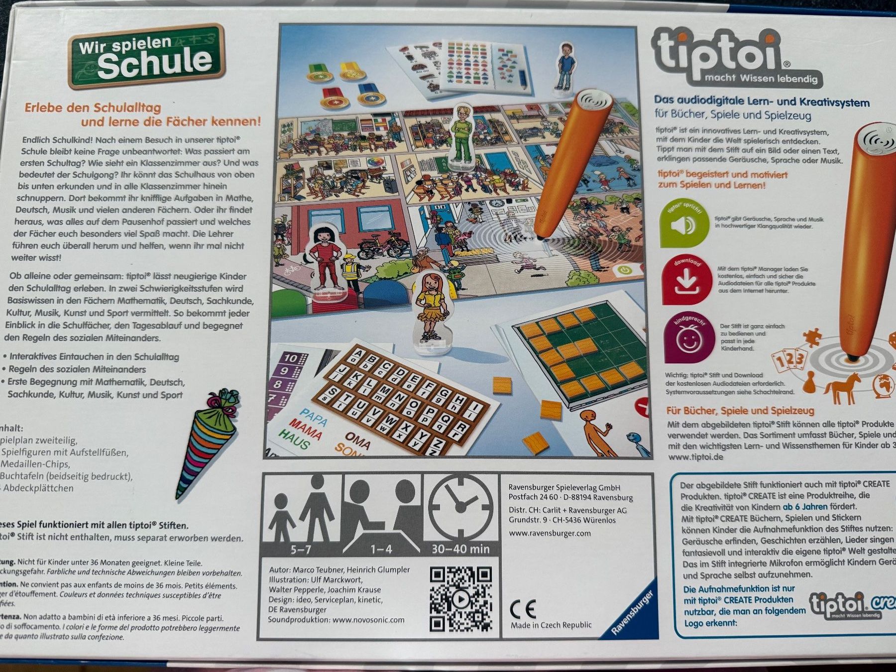 Ravensburger Giochi: Tiptoi Spiel: " Wir spielen Schule" – Usato da Sarnen venduto da Pinoccio6 4