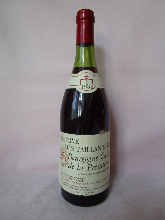 Vino: Ro909 1982 Reserve des Taillandiers, Bourgogne, Cuvee Presid – Nuovo (secondo la descrizione) da Eschenbach SG venduto da brocarte