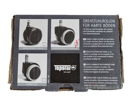 TOPSTAR Drehstuhlrollen für harte Böden