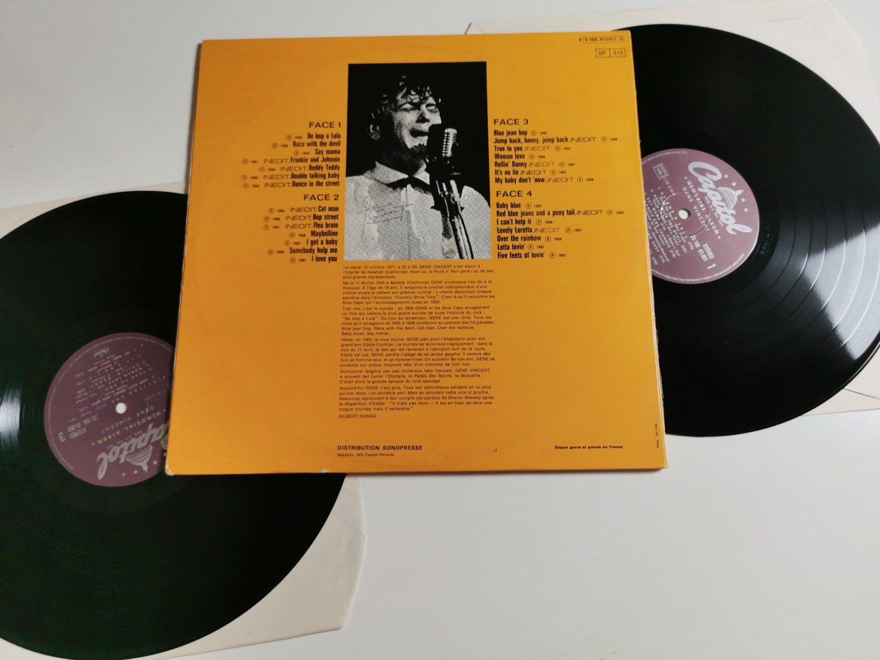 Dischi in vinile: Gene Vincent - Memorial Album – Usato da Grafenried venduto da Jukebox70 1