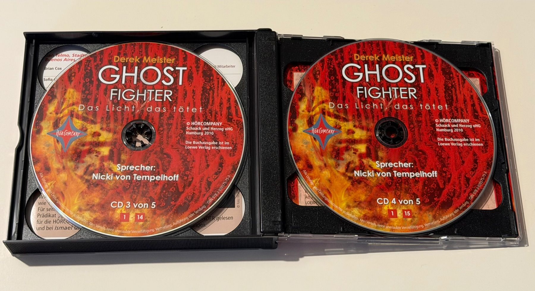 Audiolibri: Derek Meister - Ghostfighter - 5 CDs – Nuovo (secondo la descrizione) da Altstätten SG venduto da sheamus 3
