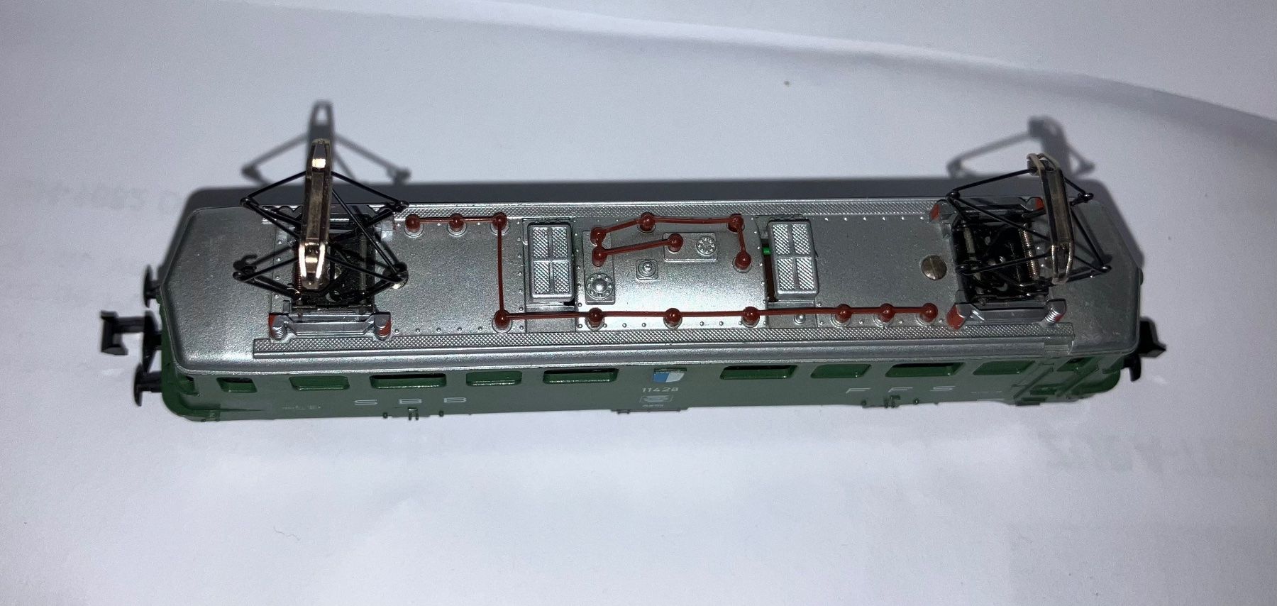Trix Modellini di ferrovie: Ae 6/6 SBB  CFF verte en boite Minitrix – Usato da Dompierre VD venduto da immorentes 4