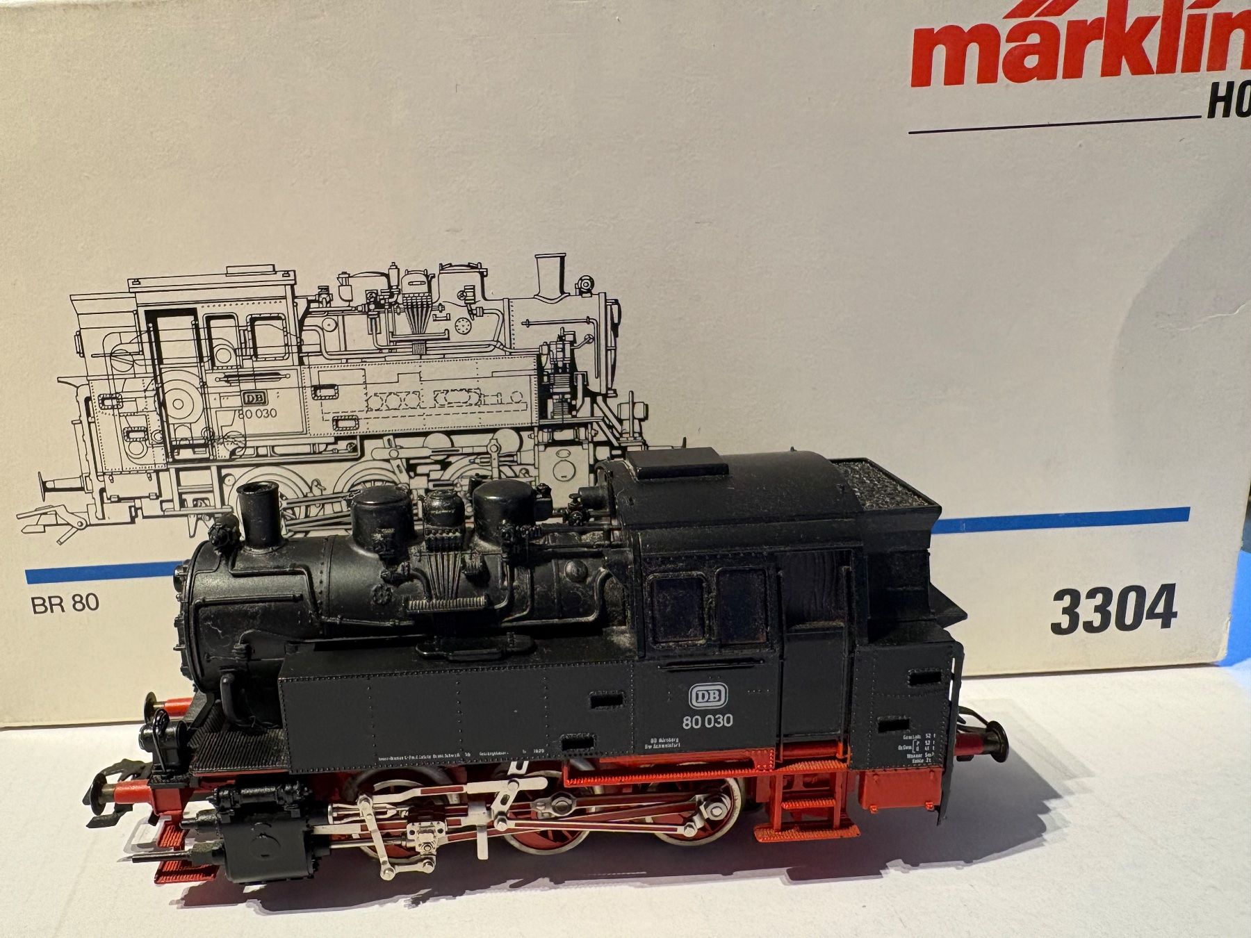 Märklin Modellini di ferrovie: Maerklin 3304 BR 80 !!Lire le descriptif !! – Nuovo (secondo la descrizione) da Corcelles Payerne venduto da Pierre66