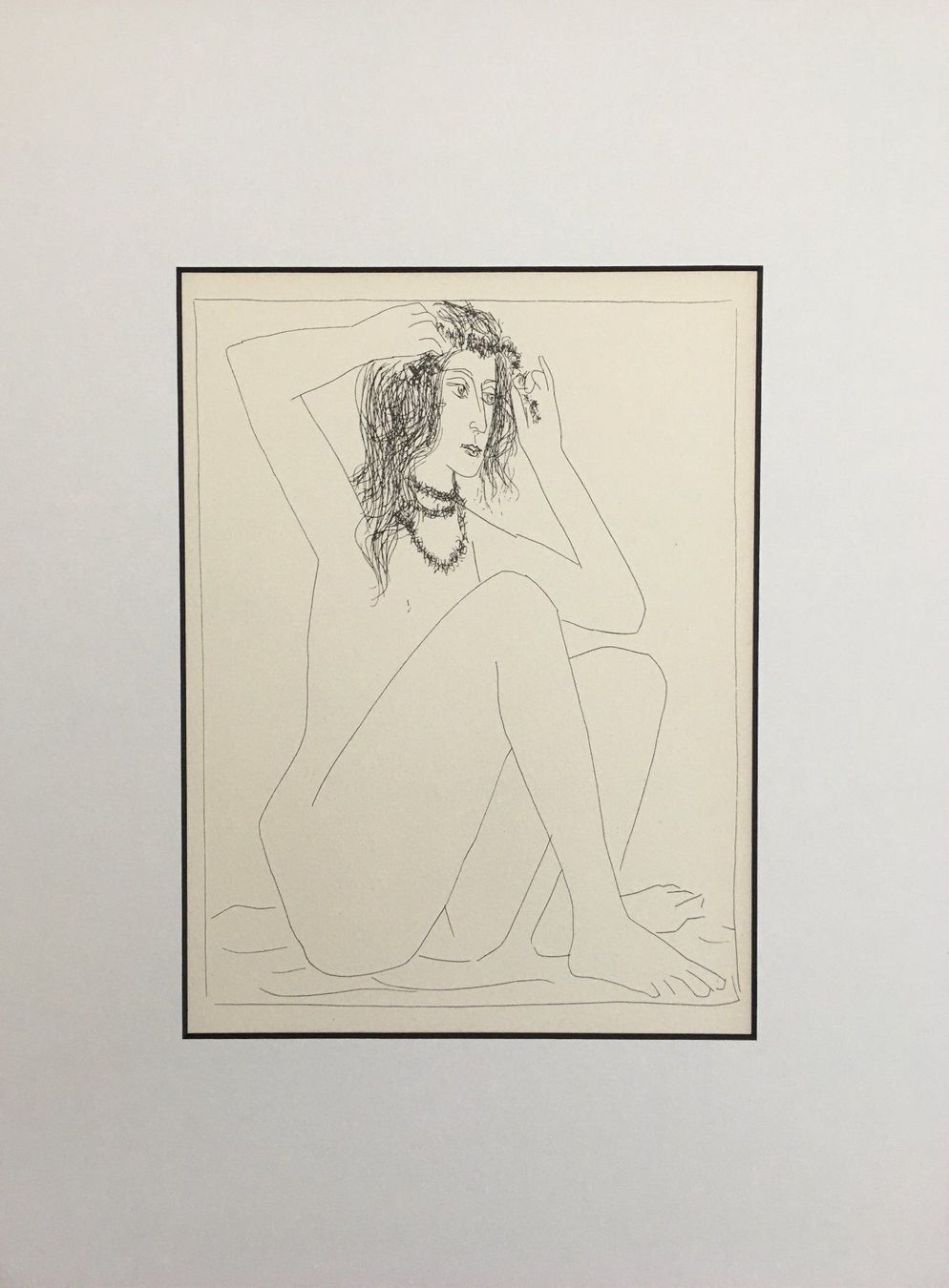 Grafica & Litografie: Pablo Picasso   "Femme nue se ..." – Usato da Nennigkofen venduto da Sommersonnen 2